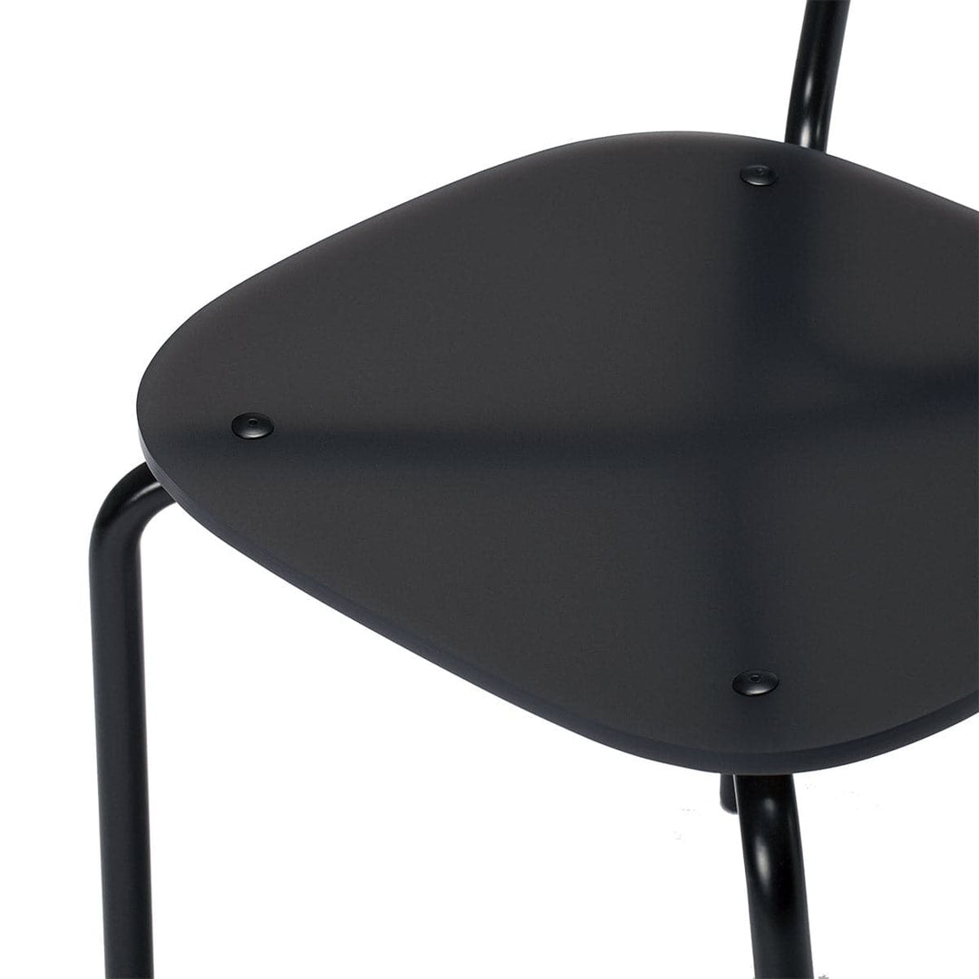Metal Black Stackable Chair MOODERN 04
