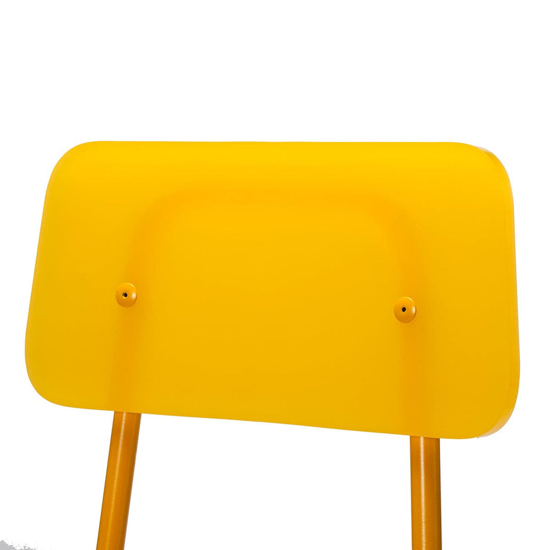 Metal Yellow Stackable Chair MOODERN 05