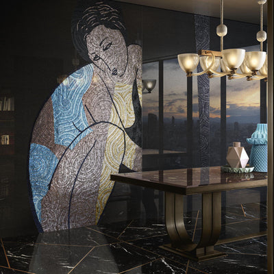 Vetrite Glass Mosaic Decorative Panel LA PENSUESE by Sicis 01