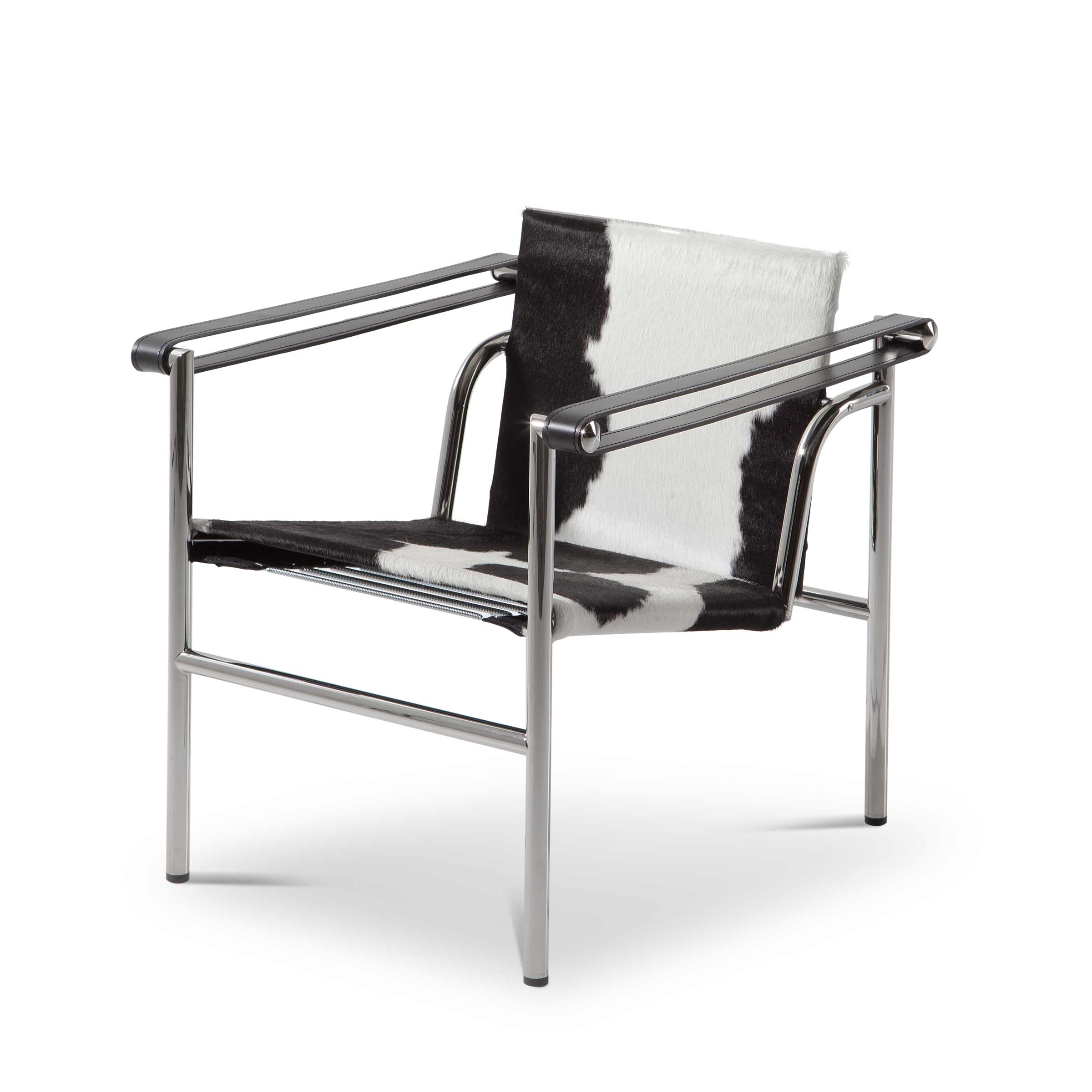 Cowhide Armchair LC1 FAUTEUIL A' DOSSIER BASCULANT by Le Corbusier