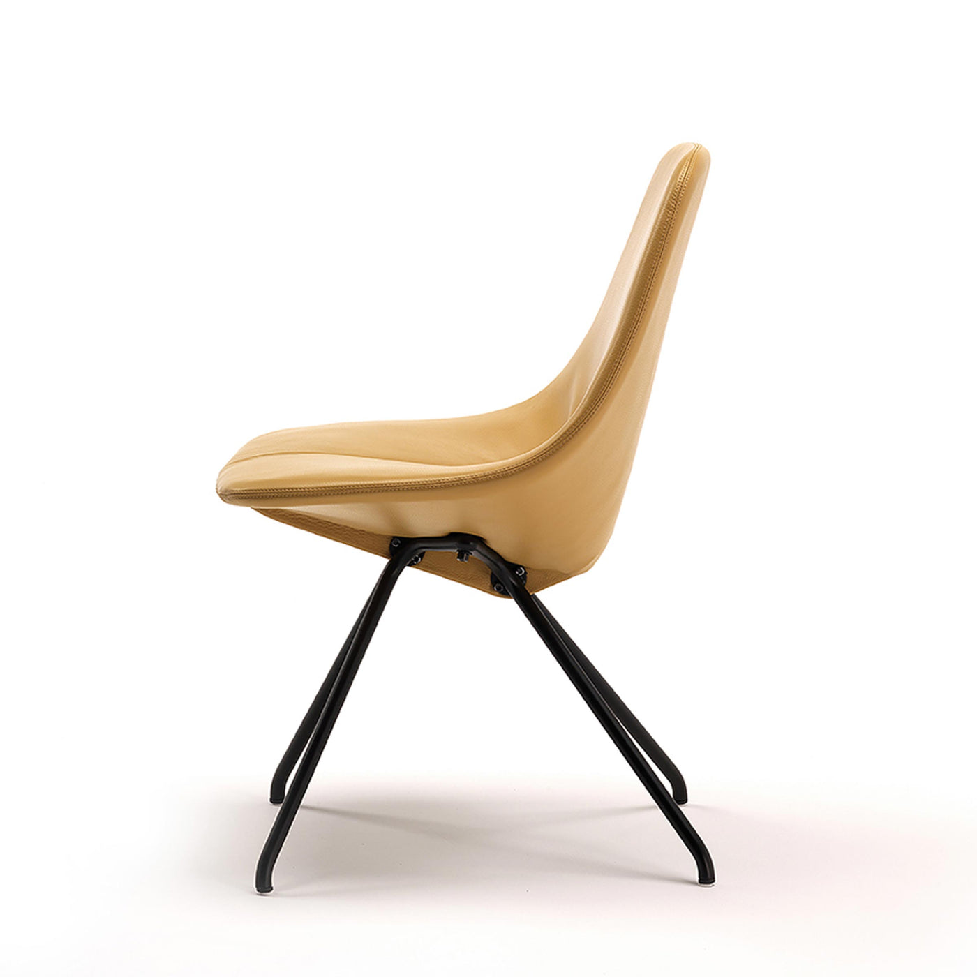 Leather Dining Chair DU 30 by Gastone Rinaldi for Poltrona Frau 03