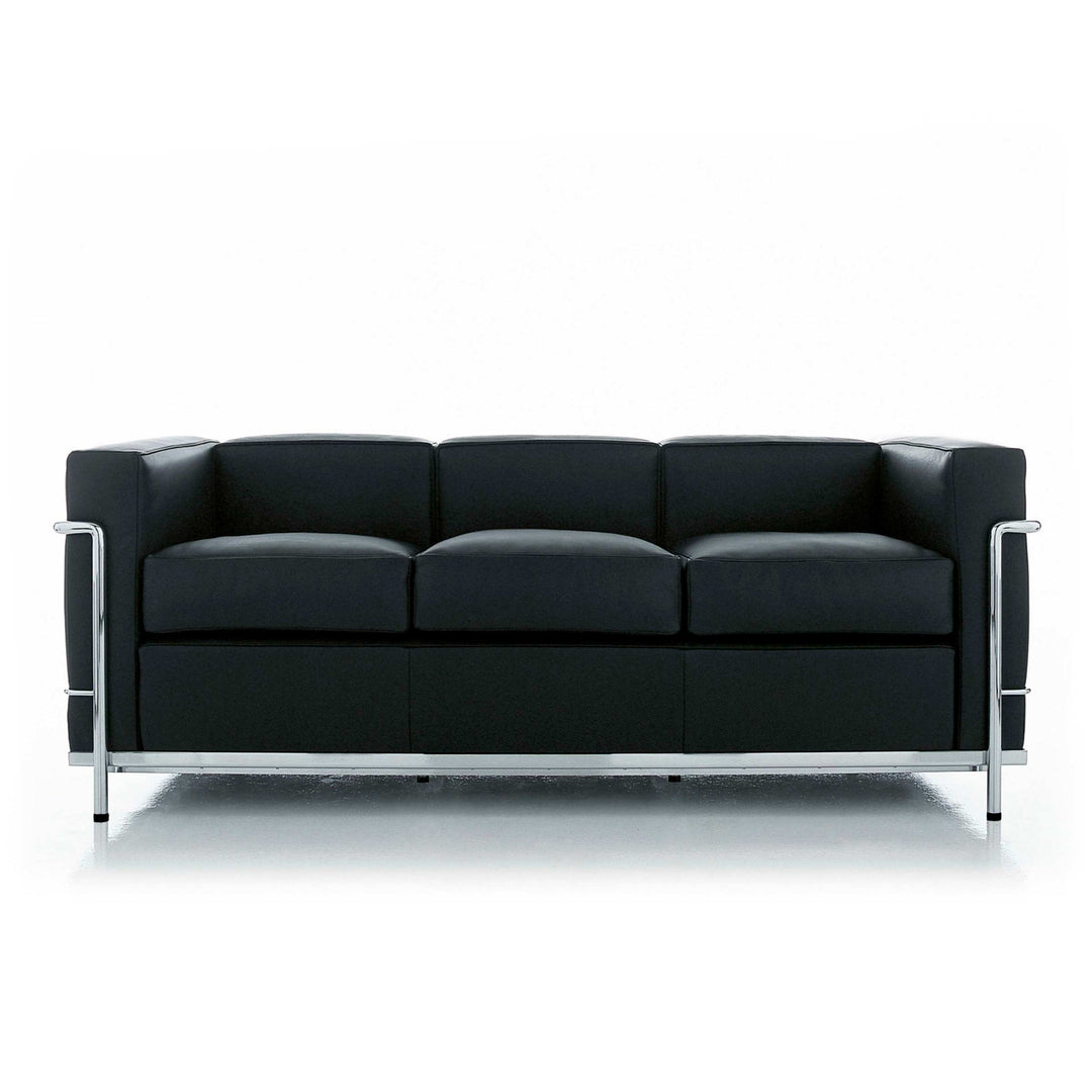 Three Seater Sofa - "2, Fauteuil Grand Confort, Petit Modèle", designed by Le Corbusier, Pierre Jeanneret, Charlotte Perriand for Cassina 01