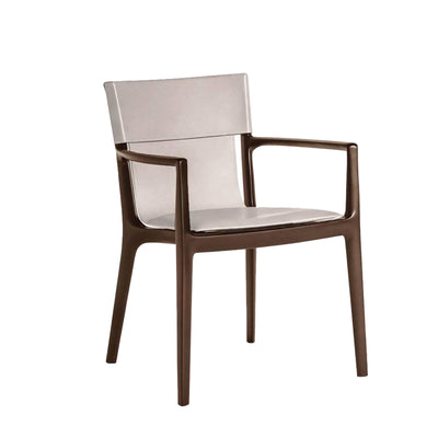 Leather Dining Chair ISADORA by Roberto Lazzeroni for Poltrona Frau 019