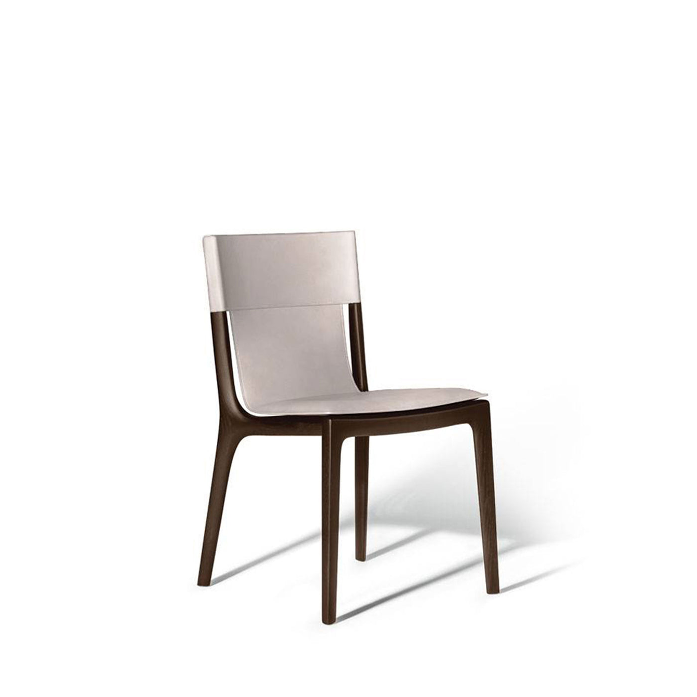 Leather Dining Chair ISADORA by Roberto Lazzeroni for Poltrona Frau 09