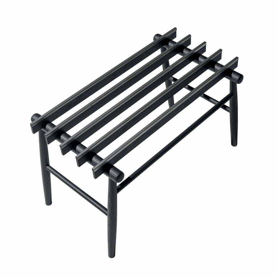 Luggage Stand LODI - Black - by Giulio Iacchetti and Alessandro Stabile 01