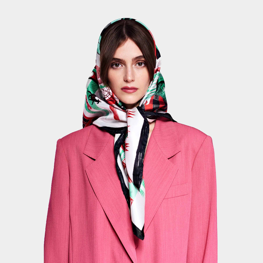 Silk Twill Foulard LONDON by Marco Brancato for Orequo 01