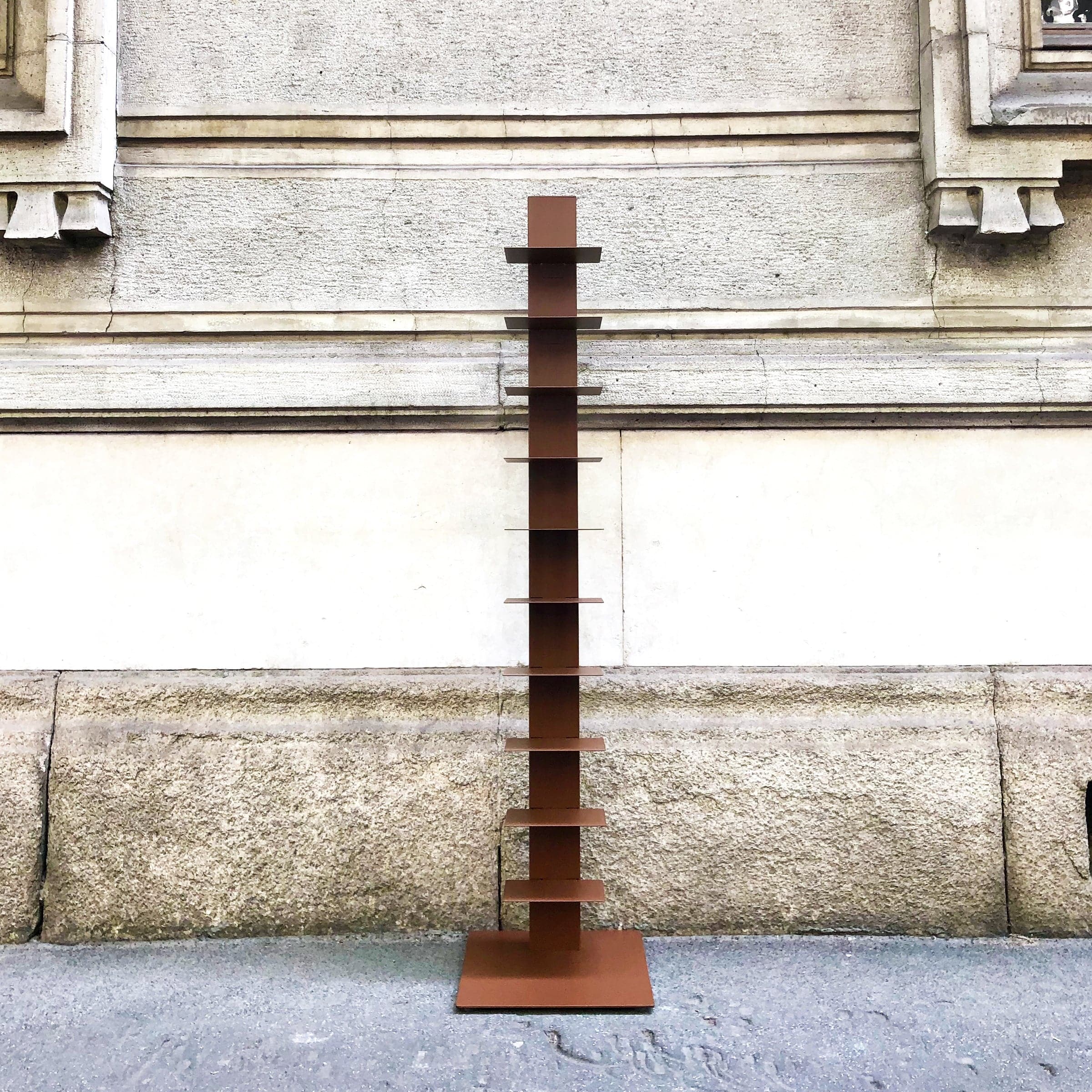 Bookcase SAPIENS CORTEN by Bruno Rainaldi for BBB Italia. Shop on