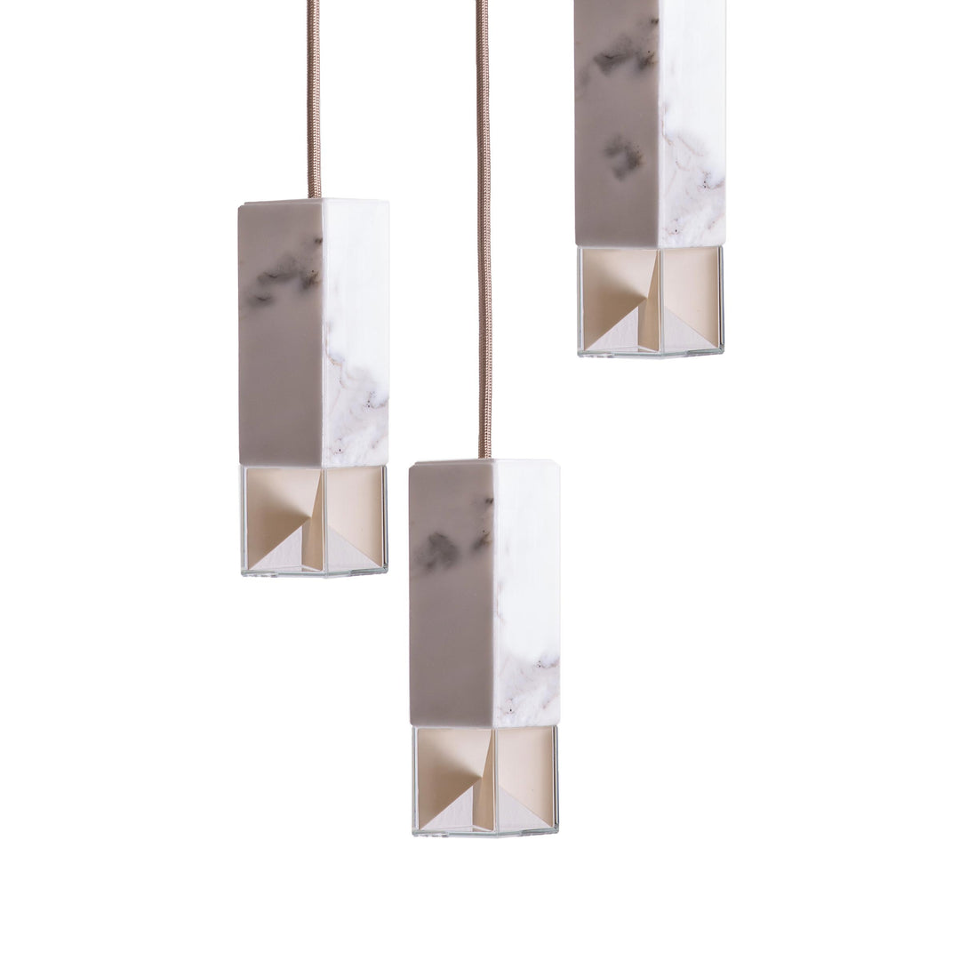 Marble Chandelier LAMP/ONE by Formaminima 03