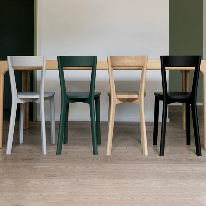 Solid Ash Wood Chair MINA XS by Tommaso Caldera 05
