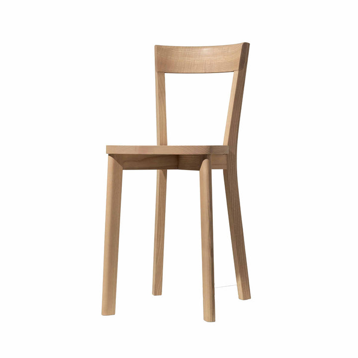 Solid Ash Wood Chair MINA XS by Tommaso Caldera 01