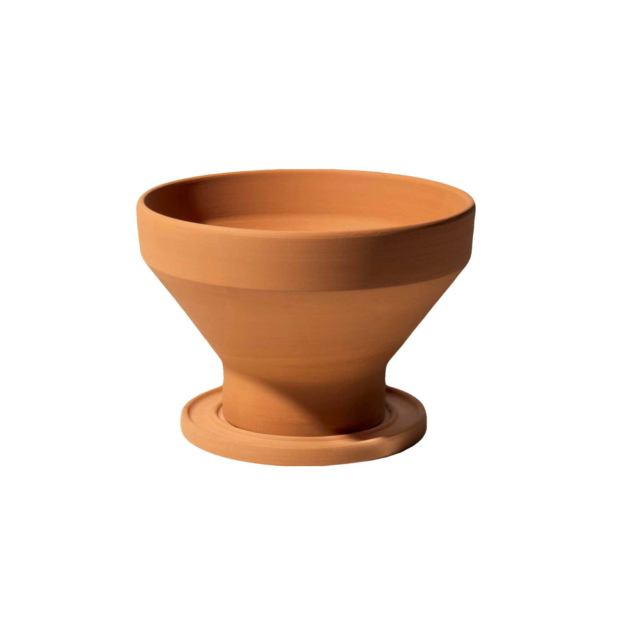 Stackable Terracotta Vase MIRA & PILA Set of Two by Giulio Iacchetti for Internoitaliano 01