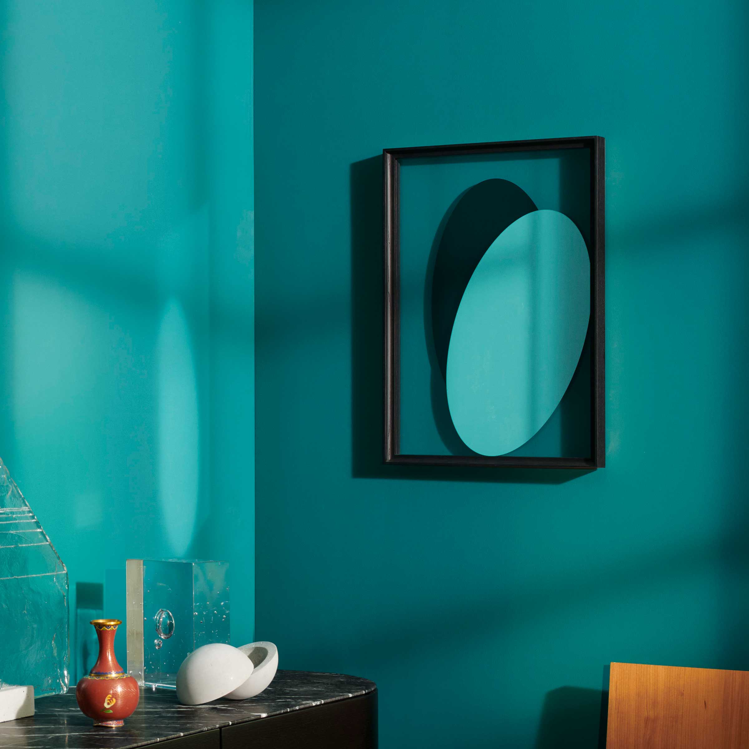 Rectangular Mirror DEADLINE MEMORY OF A LOST OVAL, designed by Ron