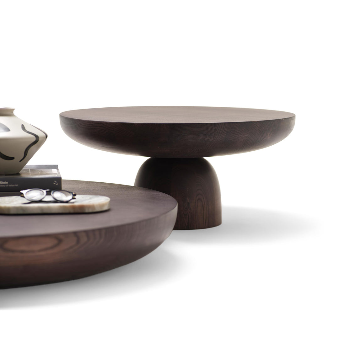 Wood Round Coffee Table OLO WOOD & COLOURS by Antonio Facco for Mogg 09
