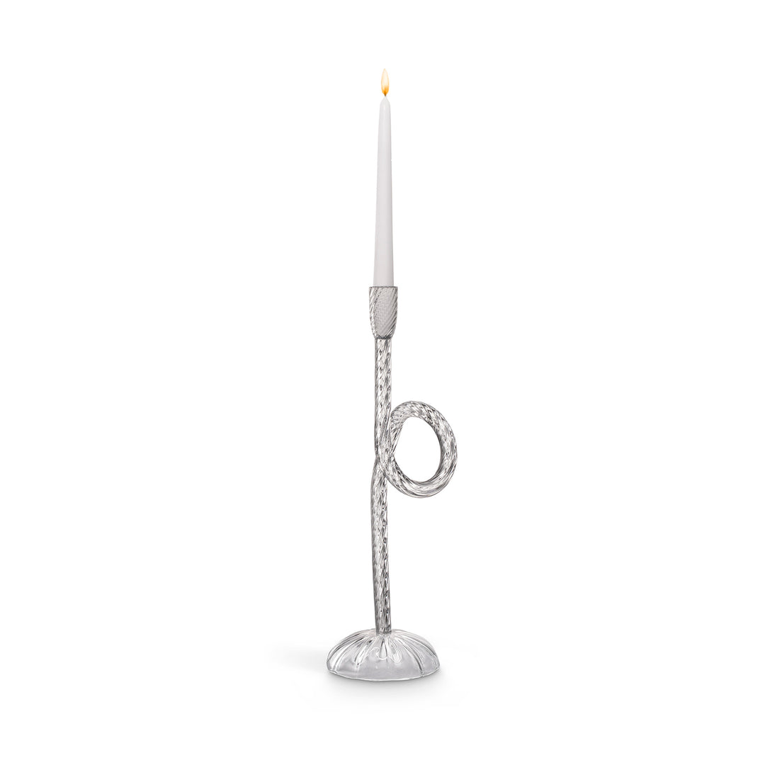 Murano Glass Candlestick Holder VENETIAN KNOT by Aina Kari 07