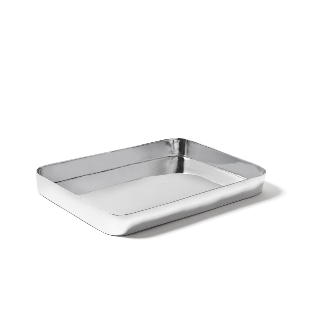 Polished Aluminum Tray MASAI Set of Two by Aldo Cibic for Paola C 08