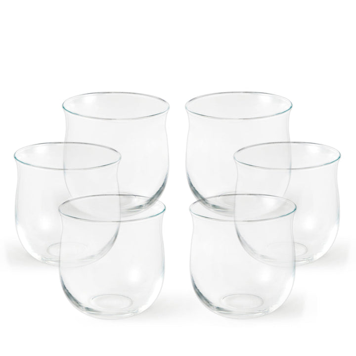 Blown Glass Wine Glasses POLLY Set of Six by Aldo Cibic for Paola C 01