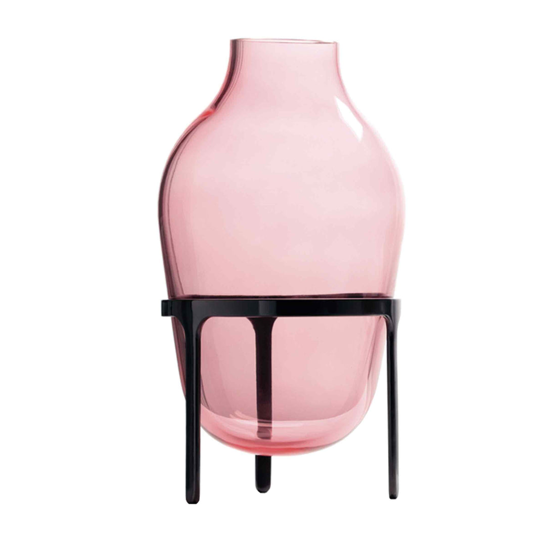 Pink Blown Glass Vase TITUS I Large by Jaime Hayon for Paola C 01