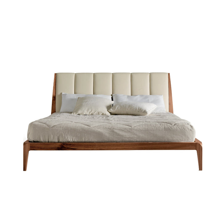Walnut Wood Bed VERSO NORD 03