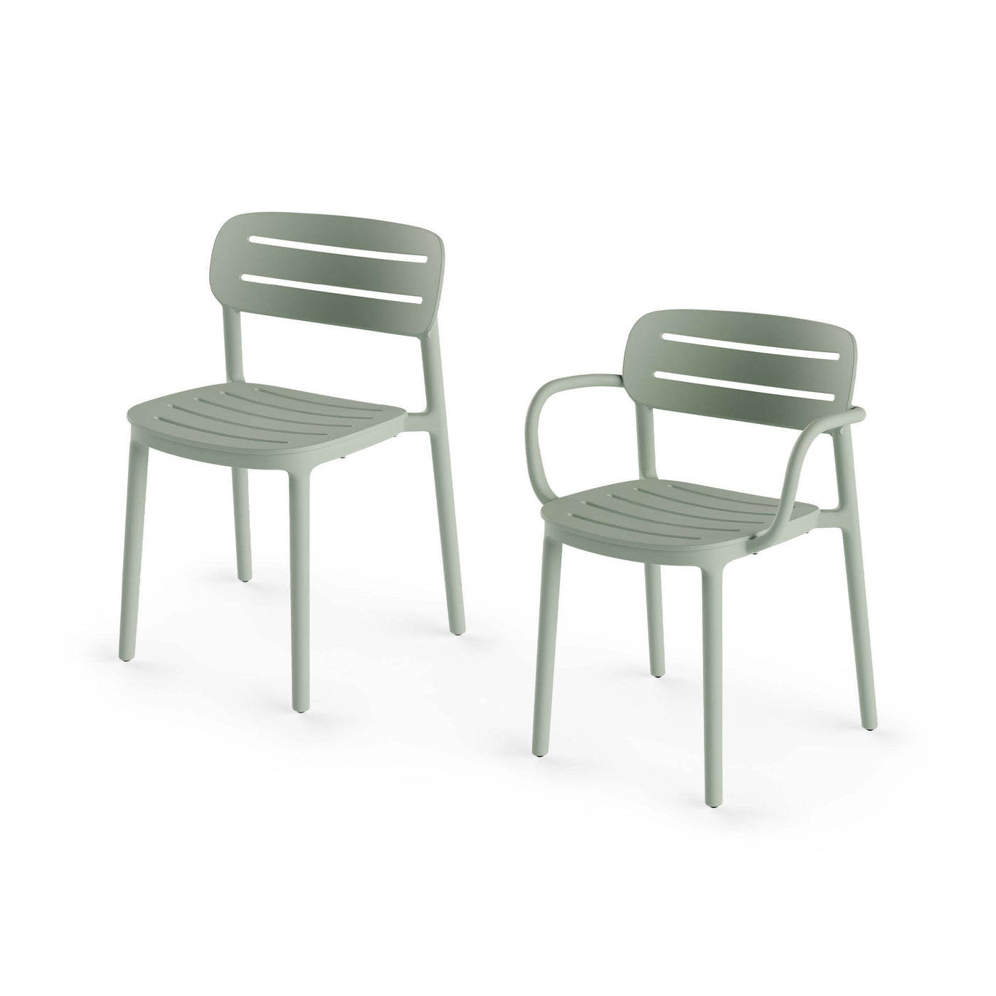 Outdoor Chair CROISETTE Set of Four by Serralunga 07