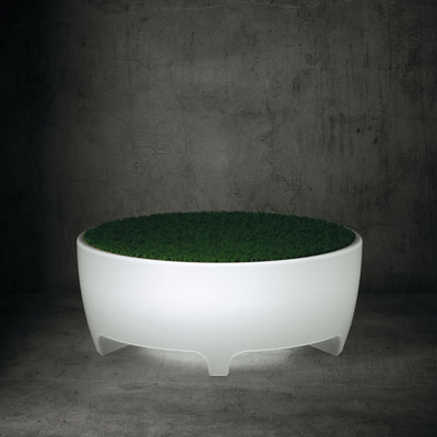 Outdoor Pouf OASIS with Light by Sebastian Bergne for Serralunga 01
