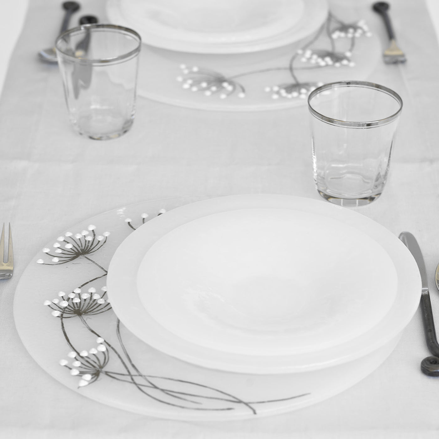 Murano Glass Dinnerware Set ORIENTE by D.i. Più Andretto Design 06