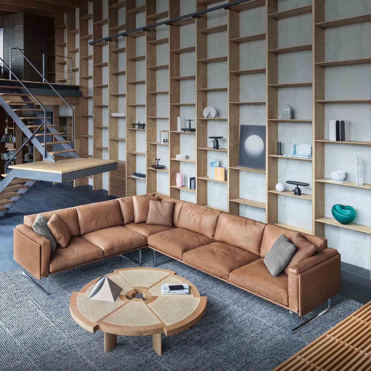 Oak Wood Coffee Table RIO by Charlotte Perriand for Cassina. Shop on ...