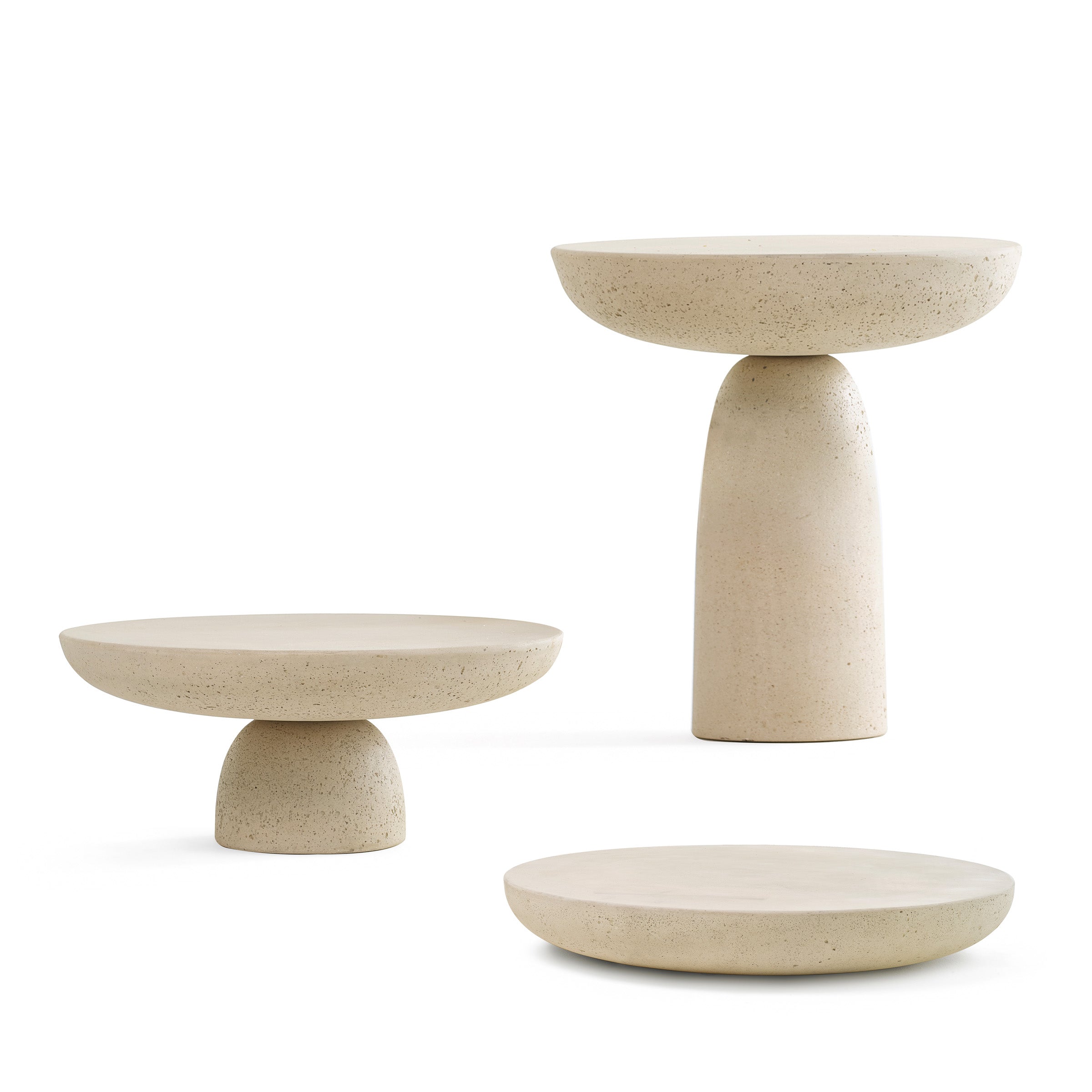 Coffee Table OLO Ivory by Antonio Facco. Shop on Design Italy