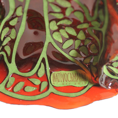 Leather and Resin Vase OLODUM by Fernando & Humberto Campana for NativoCampana 05