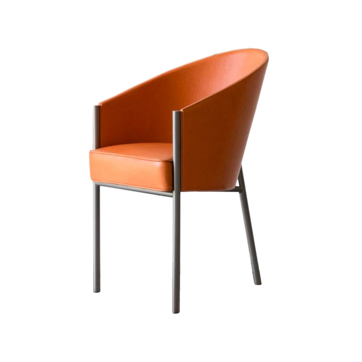 Leather Chair COSTES by Philippe Starck for Driade 01