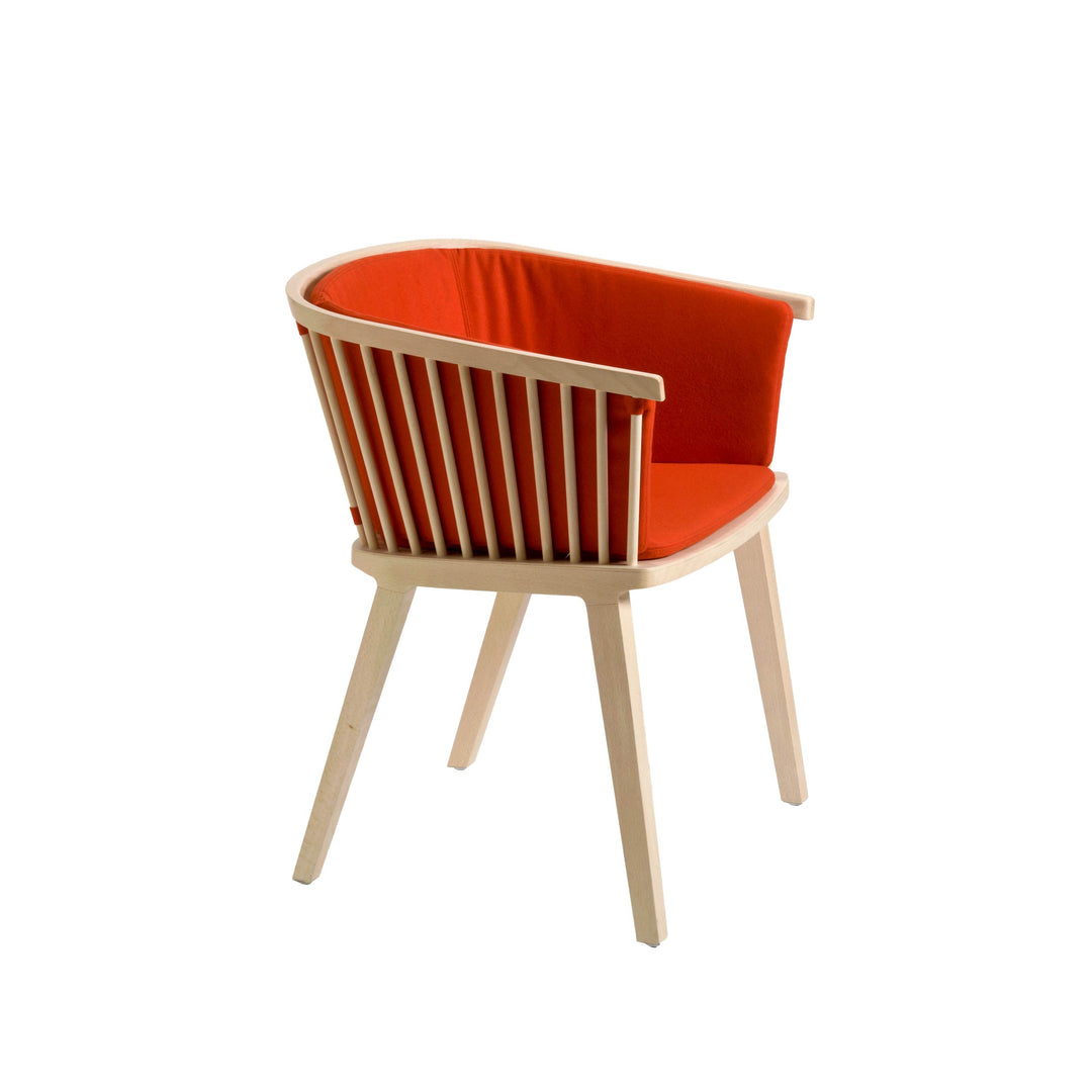 Upholstered Chair SECRETO by Lorenz + Katz for Colé Italia 01