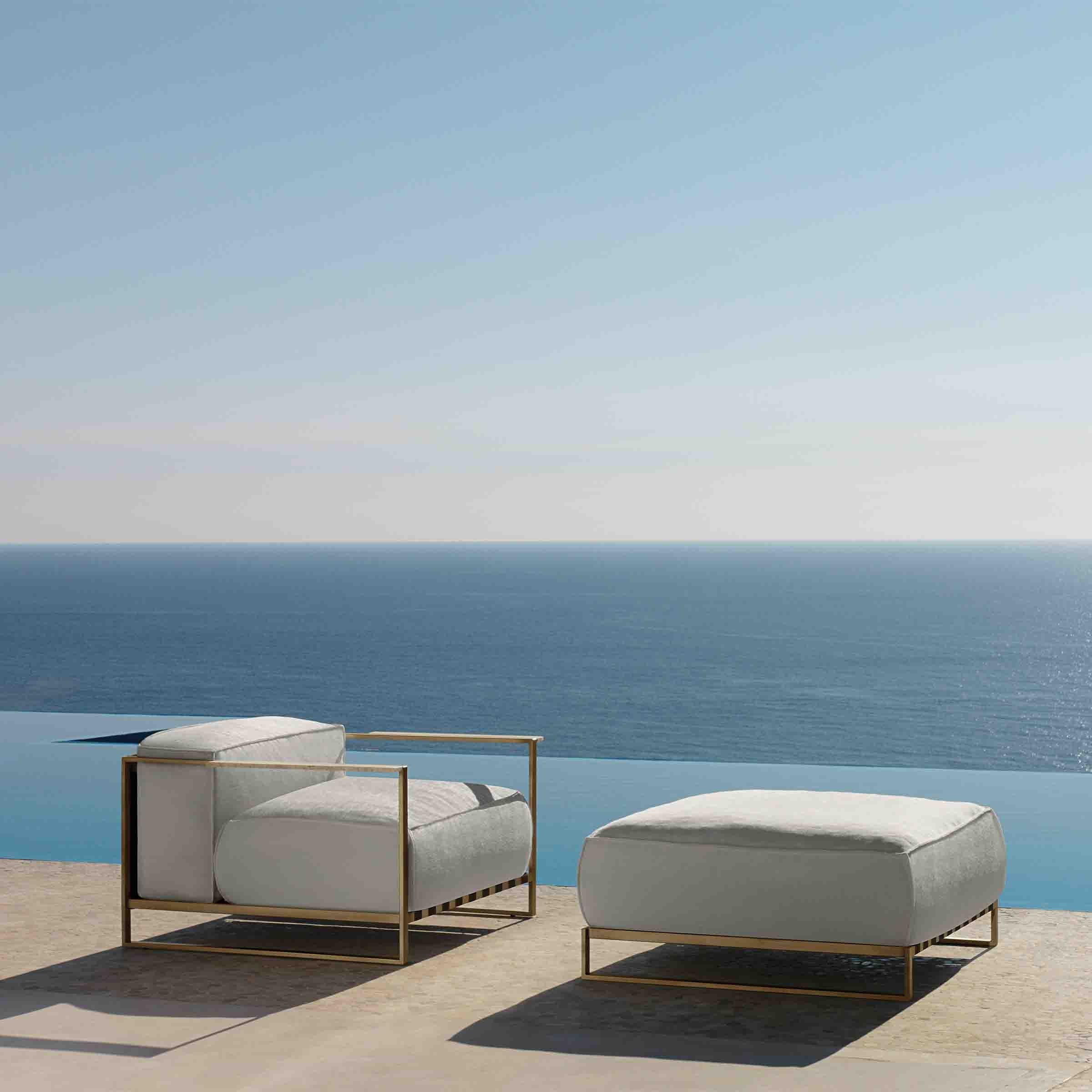 Outdoor Fabric Armchair CASILDA by Ramón Esteve for Talenti. Shop