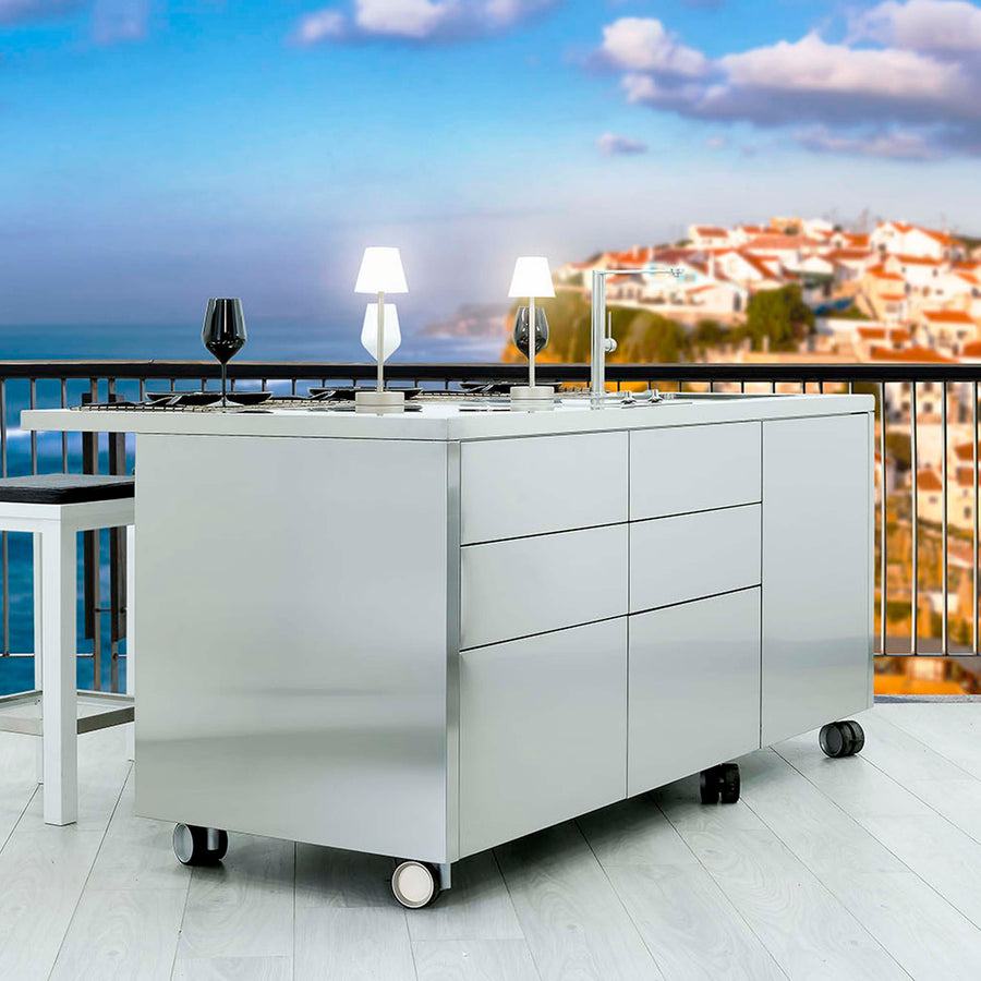 Outdoor Stainless Steel Kitchen Island LIPARI by LISA 01