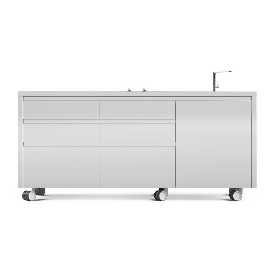 Outdoor Stainless Steel Kitchen Island PANAREA by LISA 02