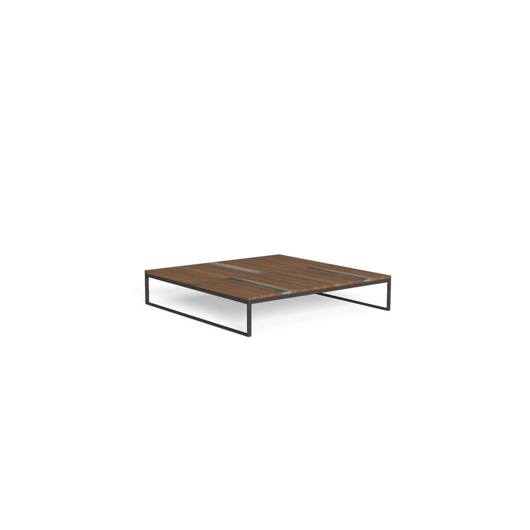 Outdoor Wood and Steel Coffee Table CASILDA by Ramón Esteve for Talenti 011