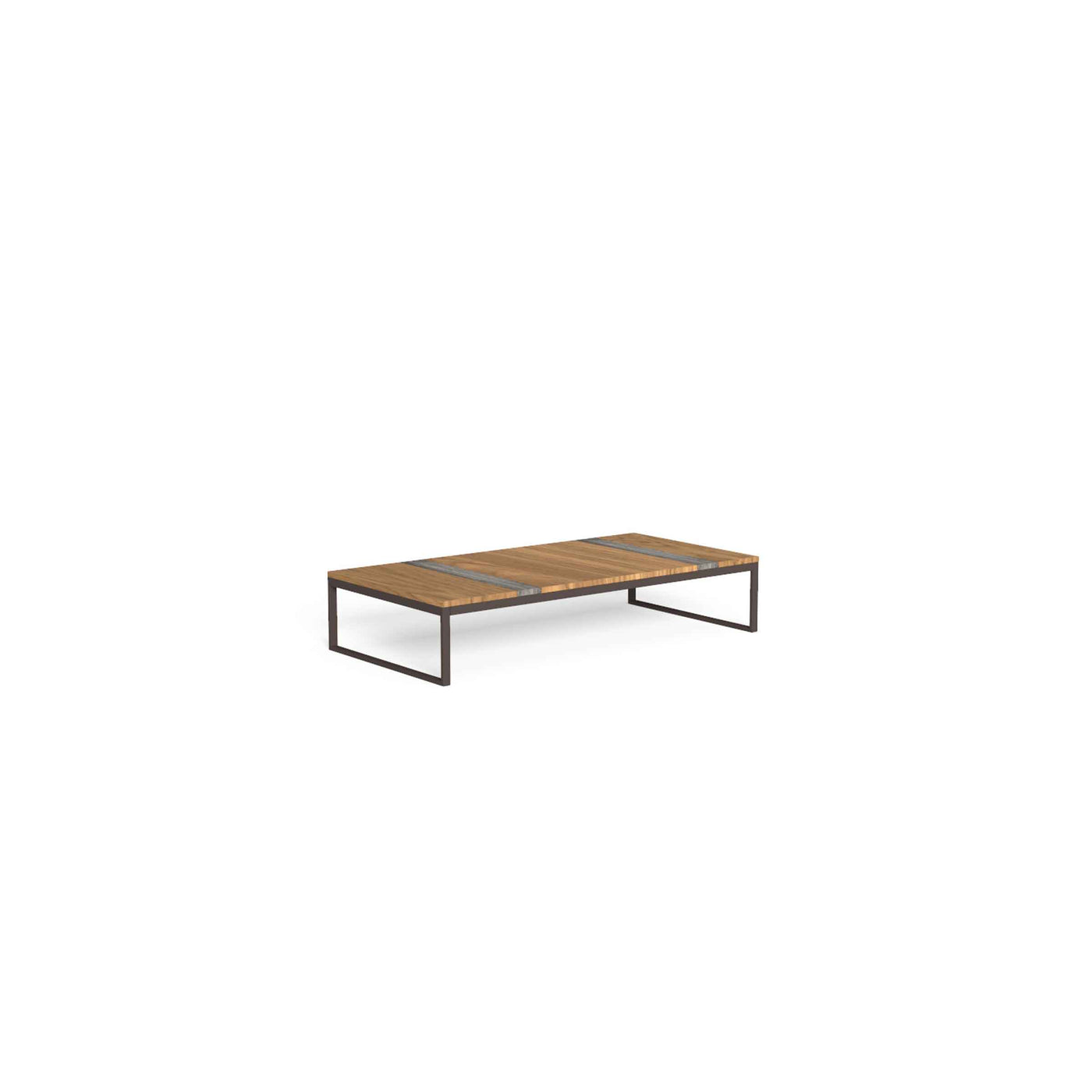 Outdoor Wood and Steel Coffee Table CASILDA by Ramón Esteve for Talenti 09