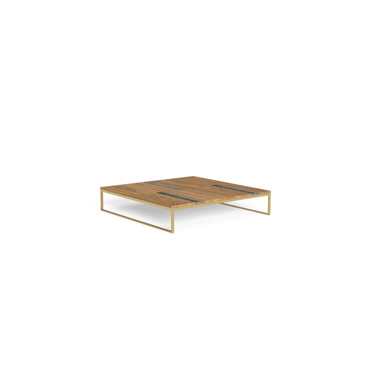 Outdoor Wood and Steel Coffee Table CASILDA by Ramón Esteve for Talenti 013