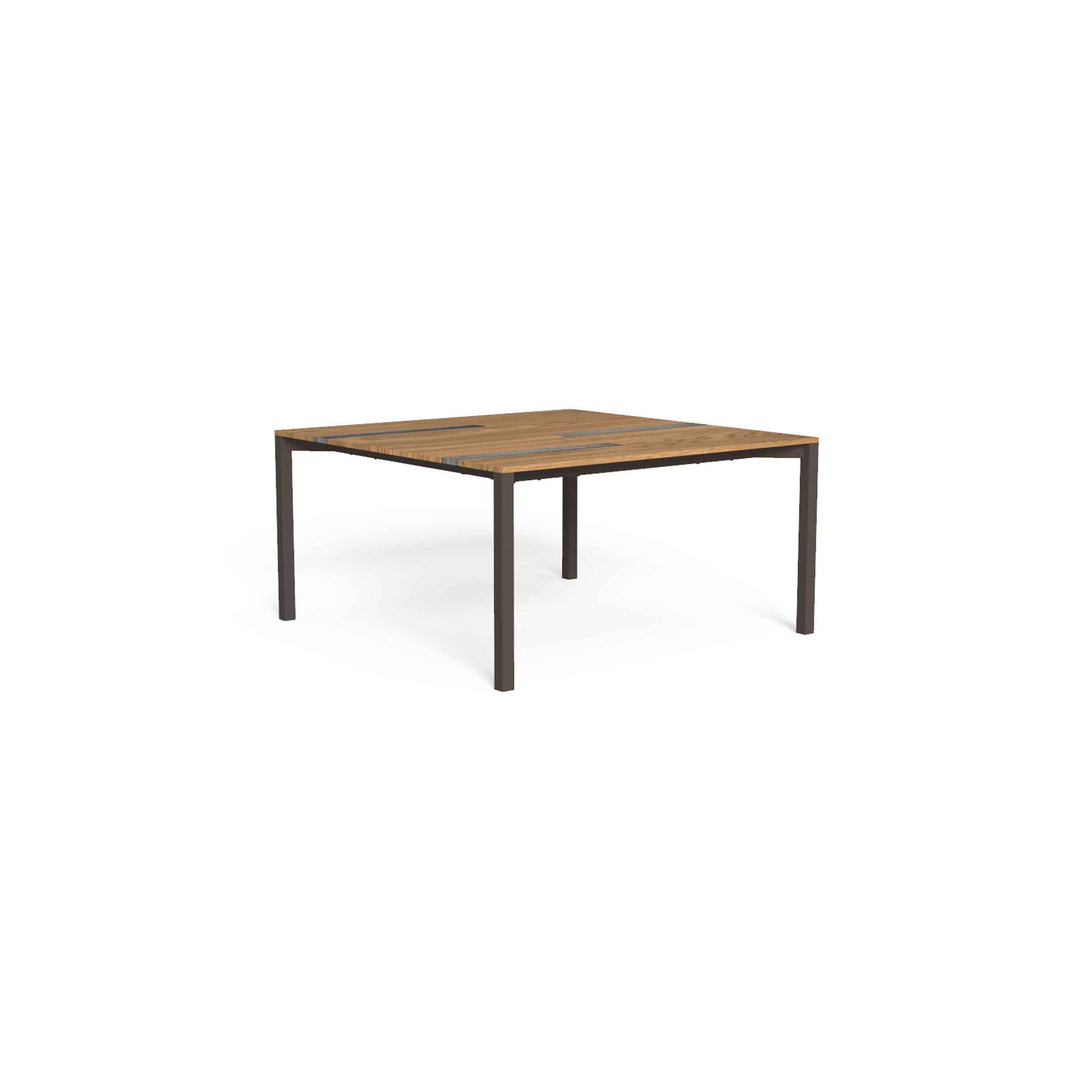 Outdoor Wood and Steel Dining Table CASILDA by Ramón Esteve for Talenti 08