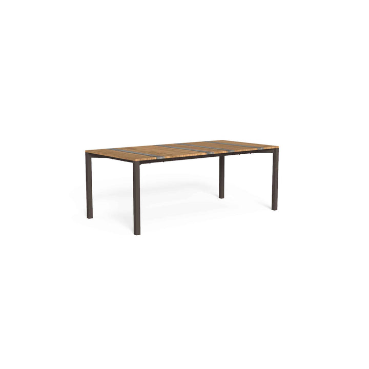 Outdoor Wood and Steel Dining Table CASILDA by Ramón Esteve for Talenti 012
