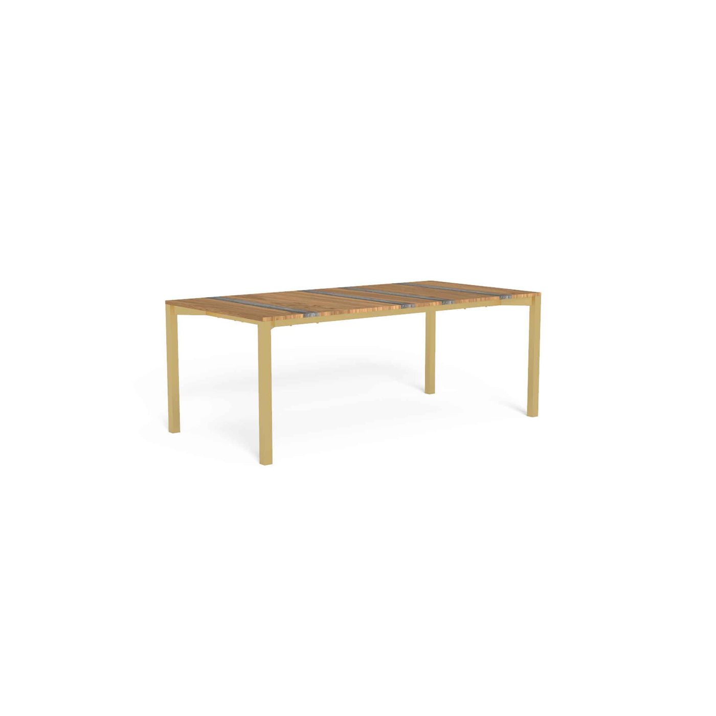 Outdoor Wood and Steel Dining Table CASILDA by Ramón Esteve for Talenti 013