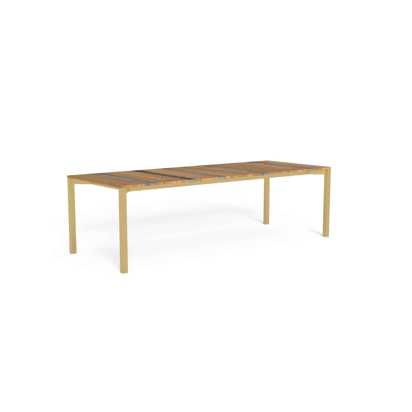 Outdoor Wood and Steel Dining Table CASILDA by Ramón Esteve for Talenti 017