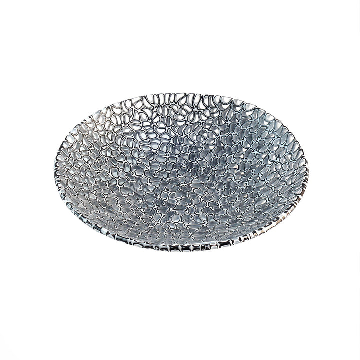 Murano Glass Centrepiece Grey MERLETTI 03