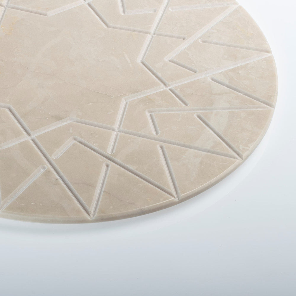 Marble Round Charger Plate PALATINA by Gabriele D'Angelo 02