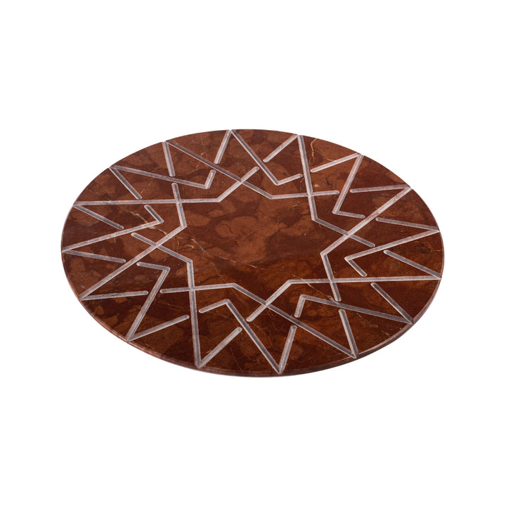 Marble Round Charger Plate PALATINA by Gabriele D'Angelo 09