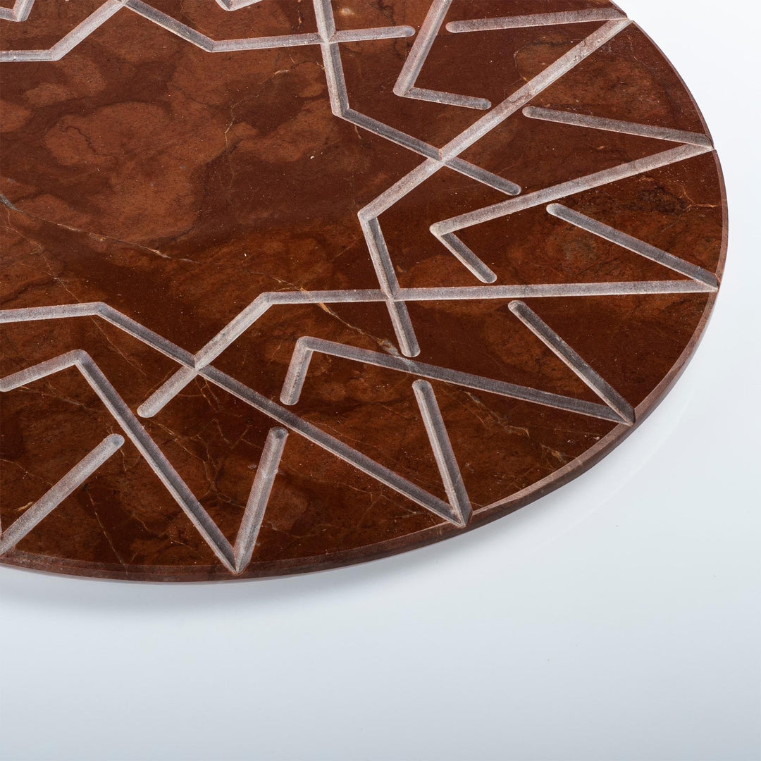 Marble Round Charger Plate PALATINA by Gabriele D'Angelo 010
