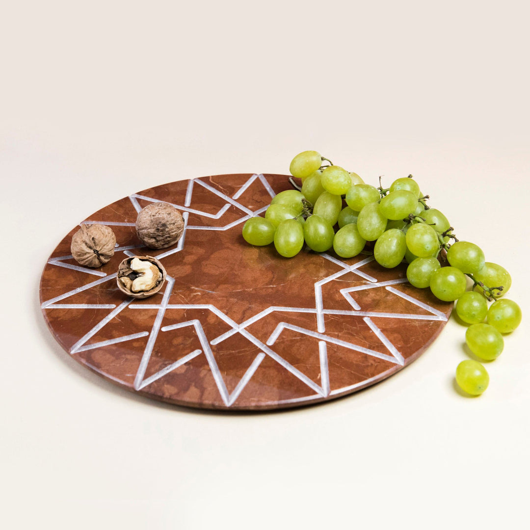Marble Round Charger Plate PALATINA by Gabriele D'Angelo 011