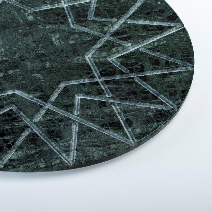 Marble Round Charger Plate PALATINA by Gabriele D'Angelo 014