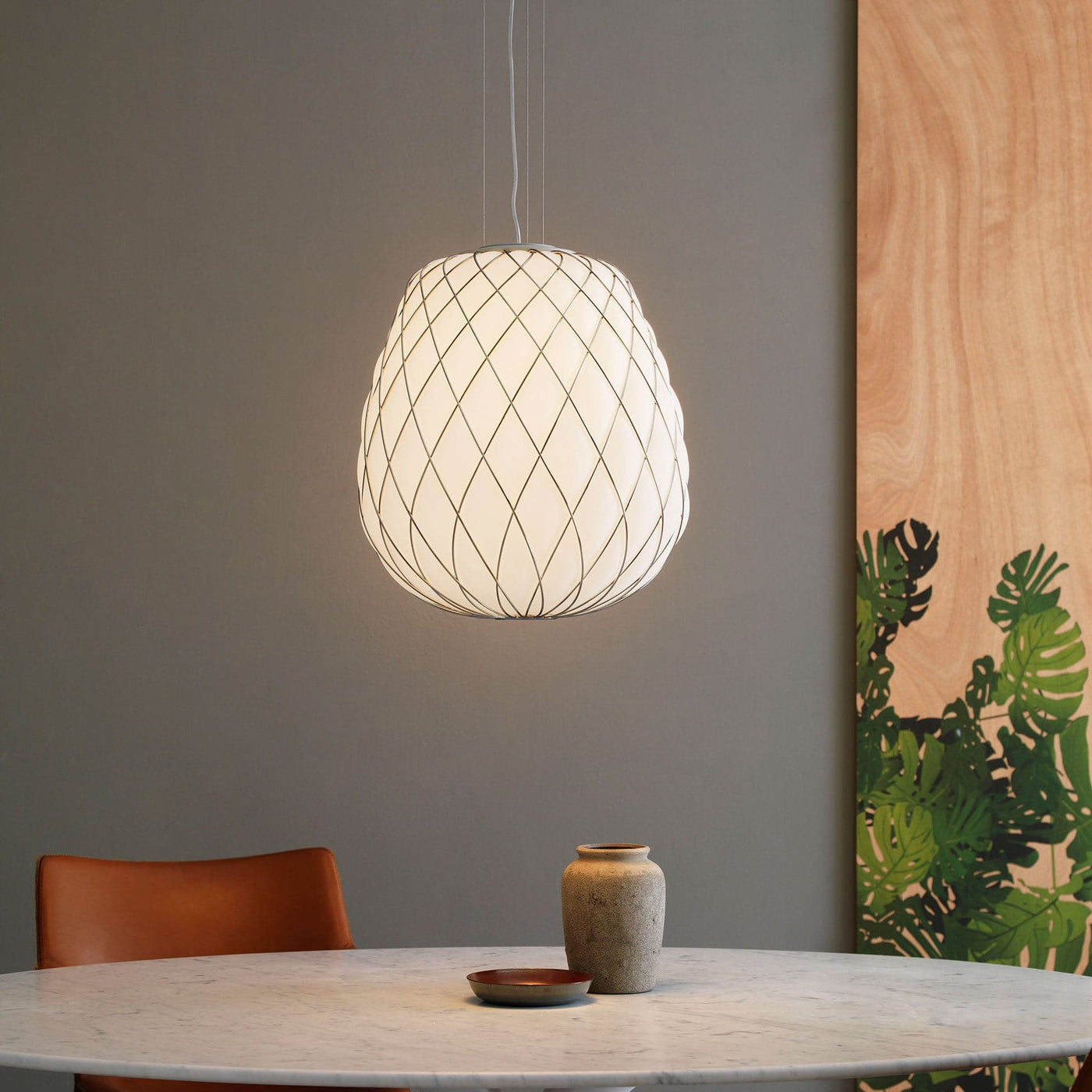 Suspension Lamp PINECONE Large Gold by Paola Navone for FontanaArte 01