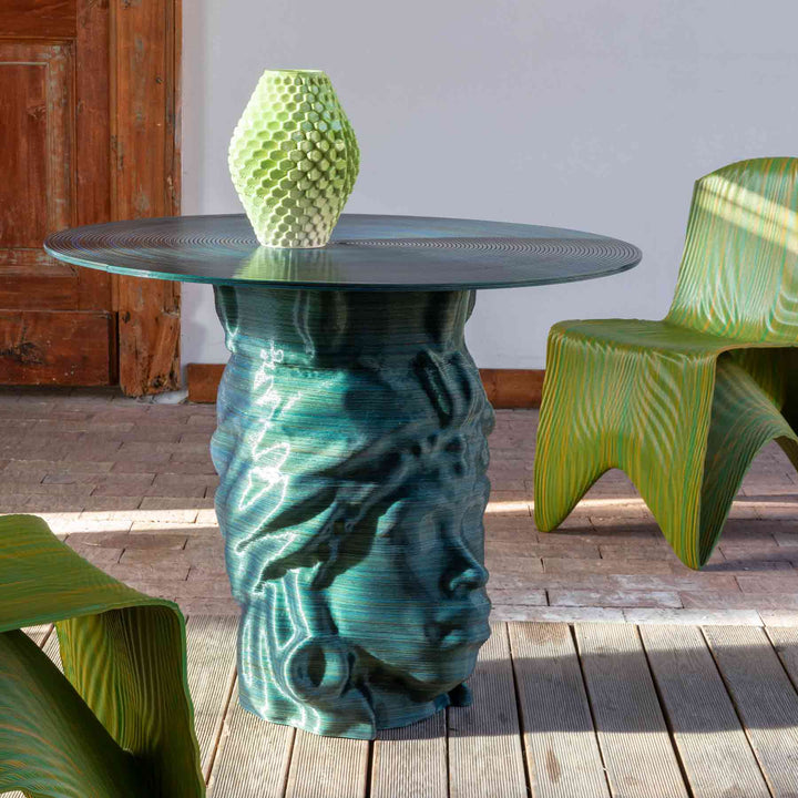 3D Printed Round Dining Table MORO by Mediterranea Design