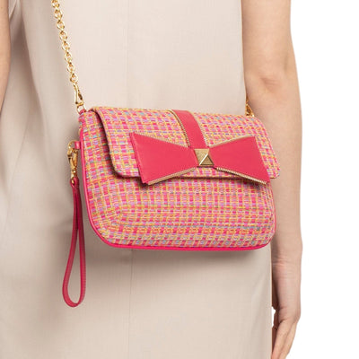 Pouch Bag LIZ Pink Vies Cotton by Vanessa Saroni 02