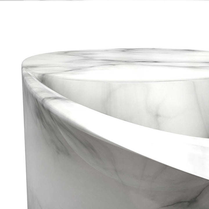 Carrara Marble Coffee Table PROTEO by Angeli&Borgogni for Cyrcus Design - Limited Edition 03